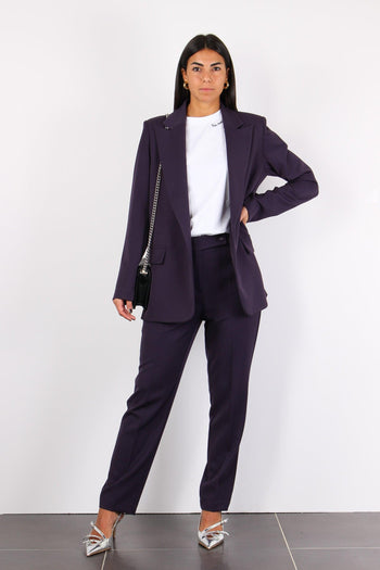 Giacca Sciallata Melanzana - 5