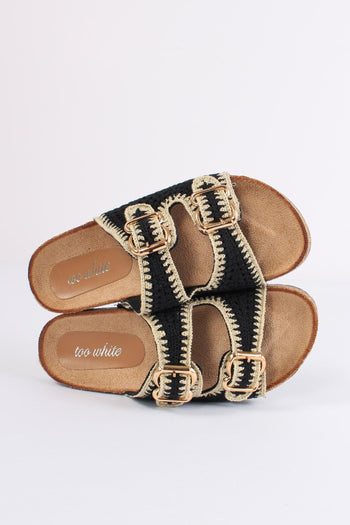 Ciabatta Impunture Black - 2