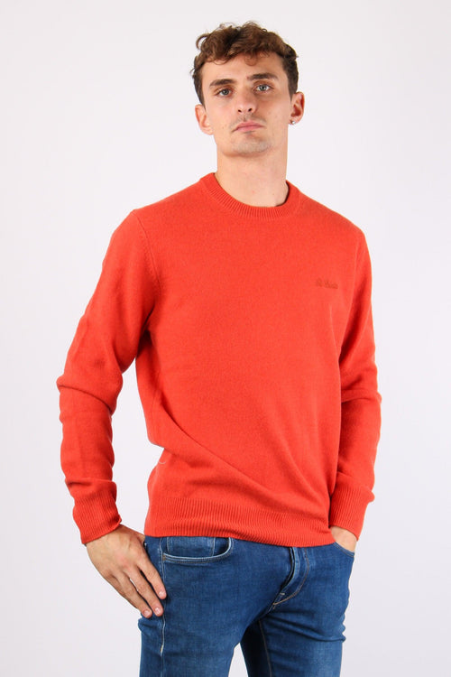 Maglia Girocollo Lana Orange - 2