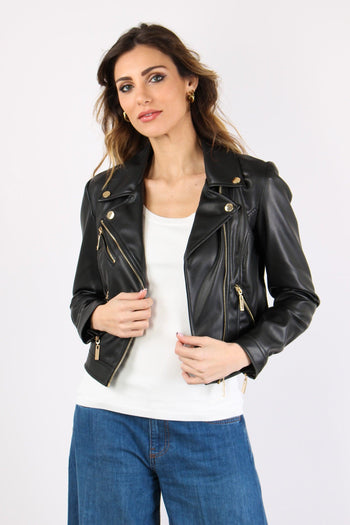 Minchir Chiodo Ecopelle Black - 3