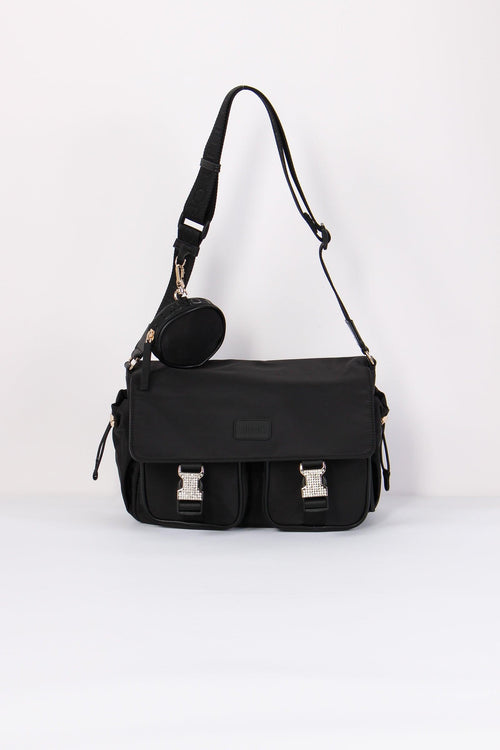 Tracolla Tasche Nylon Nero