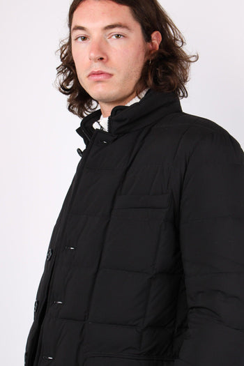 Down Jacket Microfibra Nero - 7