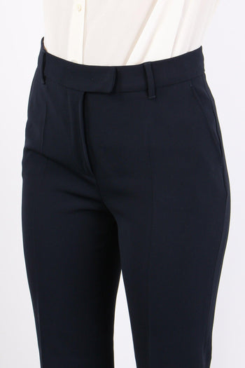 Jerta Pantalone Sigaretta Blue Navy - 7