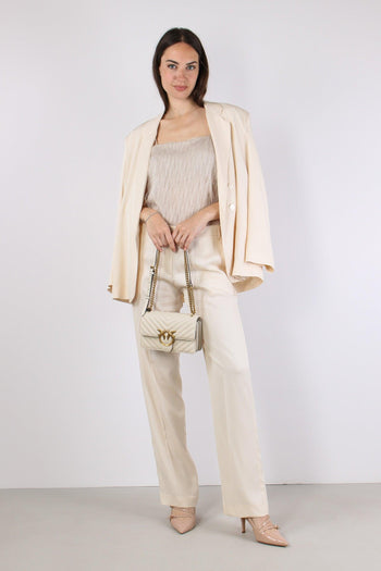 Pantalone Fluido Pences Ivory - 5