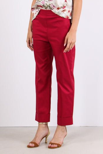 Pantalone Gamba Dritta Risvolt India - 3