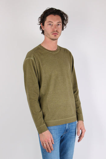 Maglia Doppia Tintura Effetto Lino Died Herb - 7