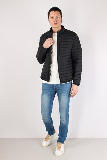 Cole Collo In Piedi Trapunta Blue Black - 4