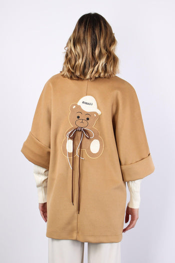 Cappotto Orsetto Patch Cammello - 3