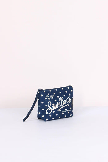 Aline Pochette Pois Blu/bianco - 5