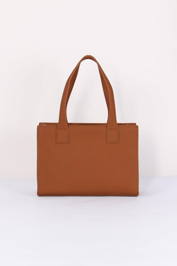 Shopping Rigida Lettering Cuoio - 3