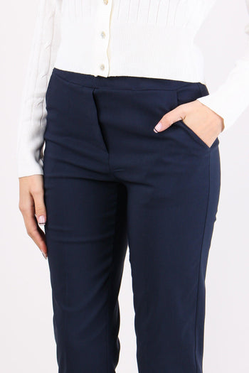 Pantalone Bengalina Spacchetti Blu - 7