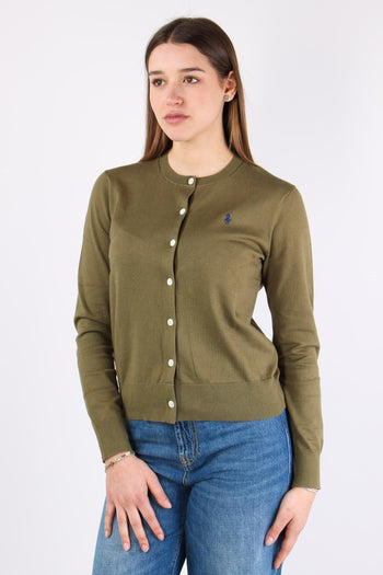 Cardigan Cotone Willow Green - 7