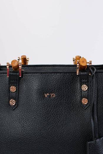 Nefertiti Tote Bag Bamboo Nero - 4