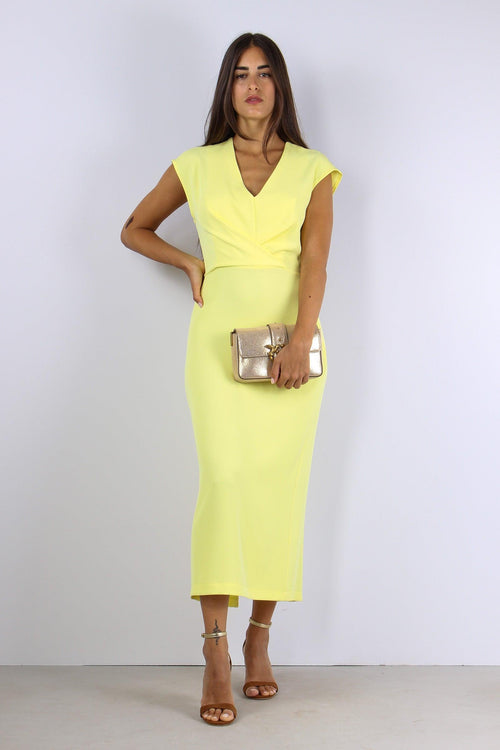 Abito Cadi Incrocio Giallo