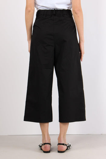 Pantalone Carrot Cotone Nero - 4