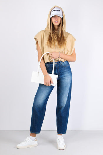 Felpa Over Cappuccio Modal Safari - 5