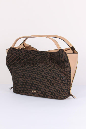 Hobo Logo Allover Testa Di Moro - 5