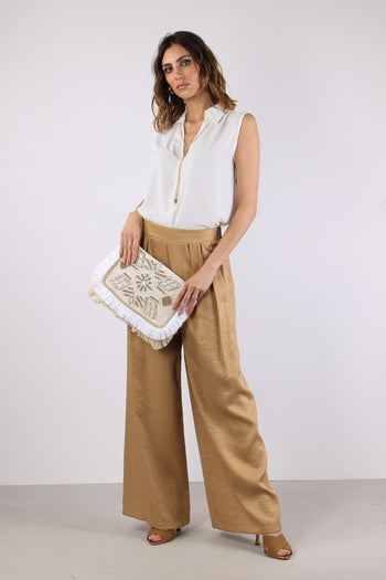 Jeanne Blusa Smanicata Catena Milk - 5