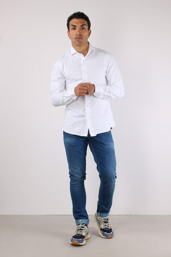 Camicia Technical Piquet Bianco - 4