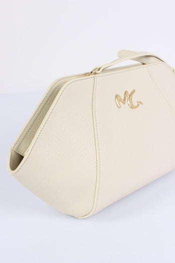 Pochette Rigida Logo Avorio - 5