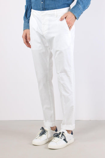 Gaubert Pantalone Gabrdina Leggera Bianco - 3