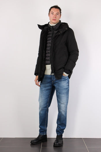 Parka Nylon Liscio Black - 4