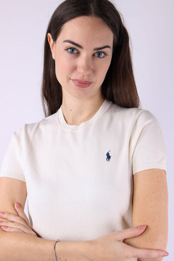 Pullover Manica Corta Cream - 7