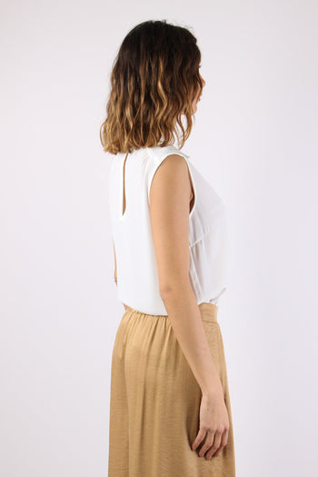 Jeanne Blusa Smanicata Catena Milk - 7