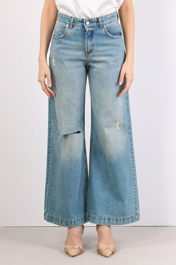 Denim Taglio Ginocchio Rotture Denim - 2