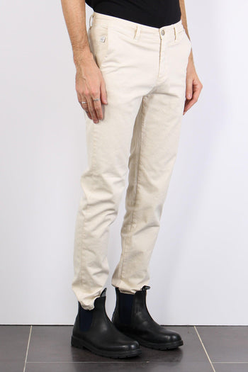 Pantalone Chino Basico Old Panna - 4