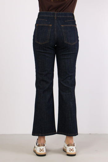 Denim Regular Impunture Contra Denim Scuro - 5