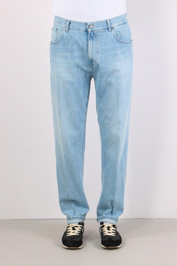 Ervin Denim Gamba Morbida Denim Chiaro - 2