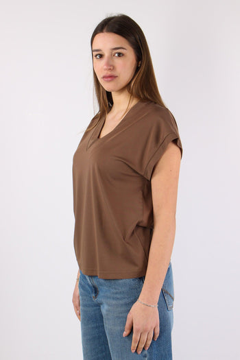 T-shirt Scavo V Over Avana - 3