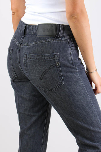 Koons Denim Loose Bottone Gioiello Nero - 10