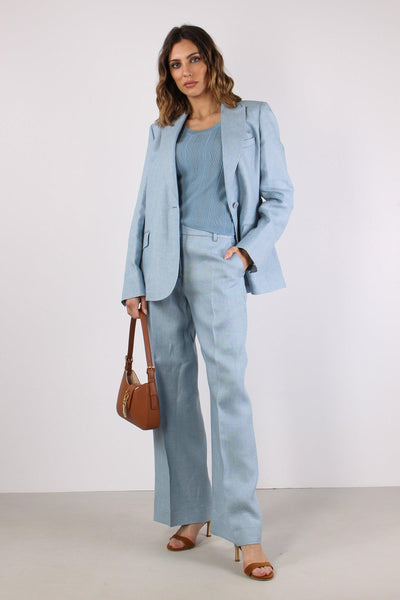 Cose Top Smanicato Azzurro