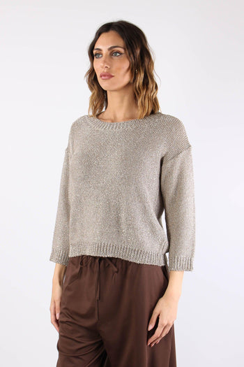 Gelada Maglia M/l Lurex Sand - 3