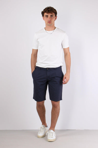Bermuda Cotone Leggero Pence Navy