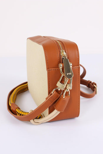 Responsible Camera Bag Canvas Off White/cuoio - 6