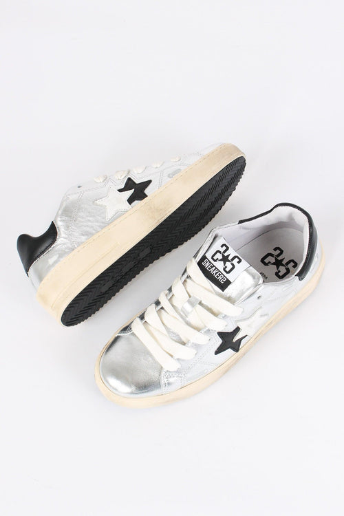 Sneakers Walk Star Argento/nero - 2