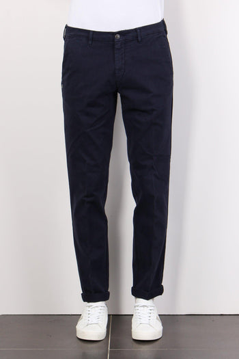 Pantalone Chino Regular Stretc Blu - 2