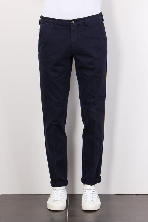 Pantalone Chino Regular Stretc Blu - 2