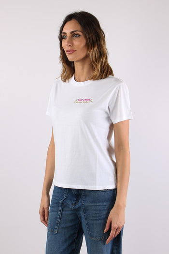 T-shirt Scritta Ricamo Caso Umano - 3