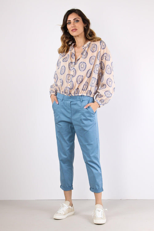 Pantalone Elastico Cotone Legg Polvere