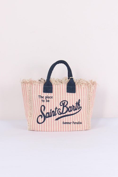 Colette Canvas Righe Rosa/blu