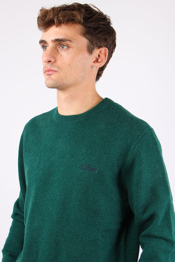 Maglia Girocollo Lana British Green - 6