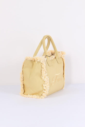 Shopping Canvas Logo Beige - 6