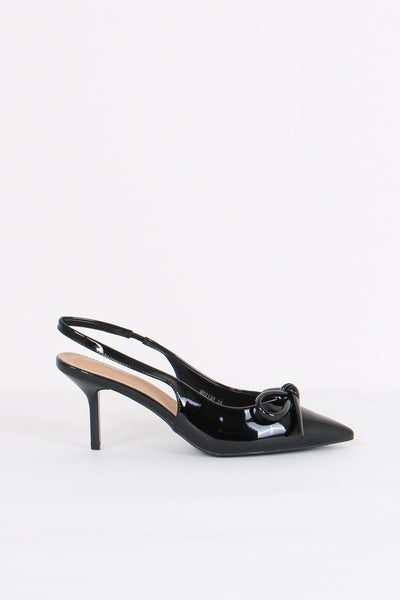 Decollete Basso Fiocco Black
