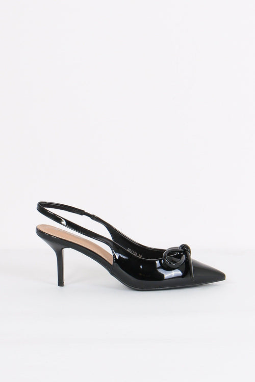 Decollete Basso Fiocco Black