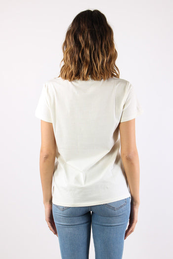 T-shirt Logo Piccolo White Milk - 5