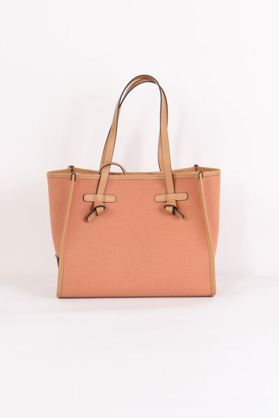 Mini Shopping Rafia Blush/panna